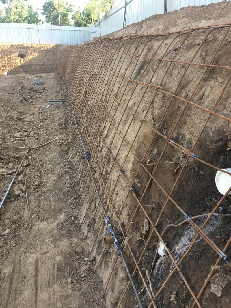 铜陵狮子山区边坡加固